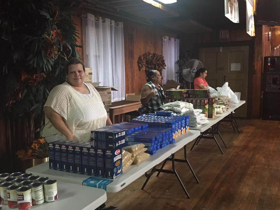 Volunteers at the Every Day is a Miracle food pantry in the Bronx